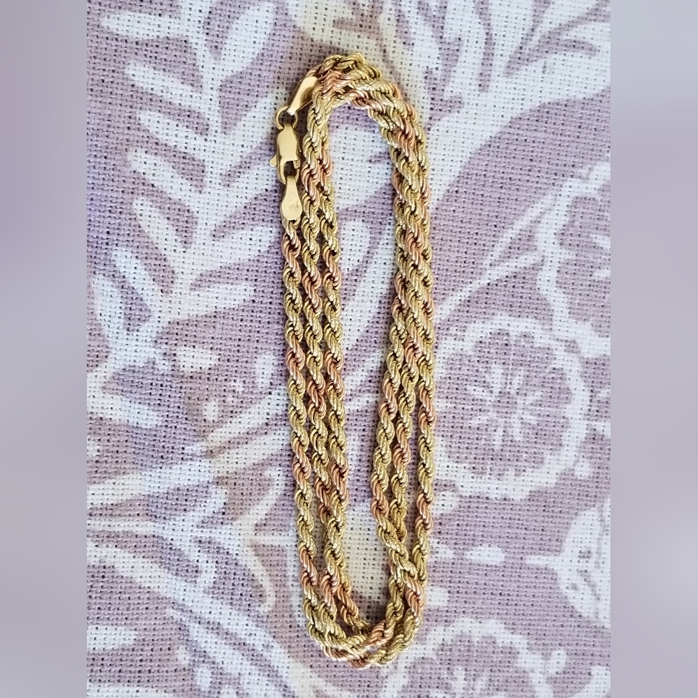 14K Gold Rope Chain - Picture 12 of 15